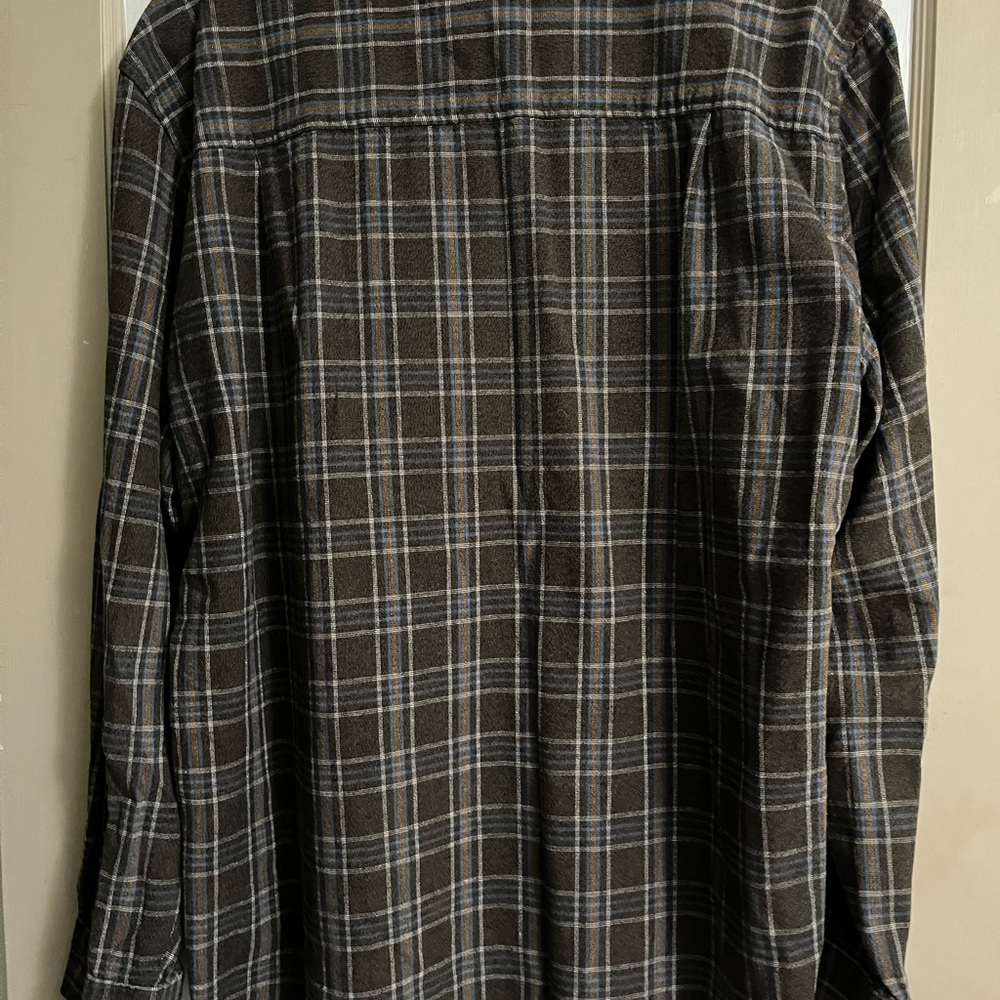 Woolrich mens 100% cotton long sleeve Large - Picture 5 of 5